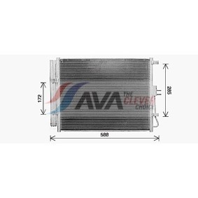 Köp Kondensor, klimatanläggning av AVA COOLING SYSTEMS JE5006 till det låga priset 2282,52 kr