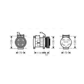 Acquista Compressore aria condizionata da AVA COOLING SYSTEMS JEAK034 a buon mercato per soli 526,60 €