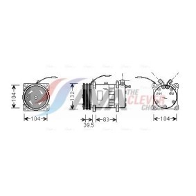 Achetez des Radiateur du moteur AVA COOLING SYSTEMS JR2035 à prix pour 91,08 €