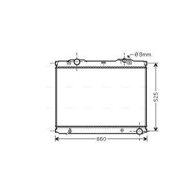 Achetez des Radiateur du moteur AVA COOLING SYSTEMS KA2055 à prix pour 301,85 €