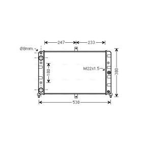 Achetez des Radiateur du moteur AVA COOLING SYSTEMS LA2008 à prix pour 90,33 €