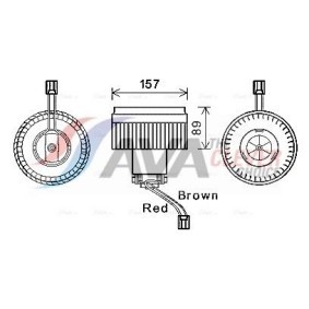 Kühler, Motorkühlung von AVA COOLING SYSTEMS LC2025