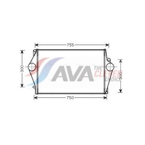 Achetez des Radiateur du moteur AVA COOLING SYSTEMS LC2054 à prix pour 201,27 €