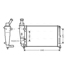 Kühler, Motorkühlung von AVA COOLING SYSTEMS LC2082