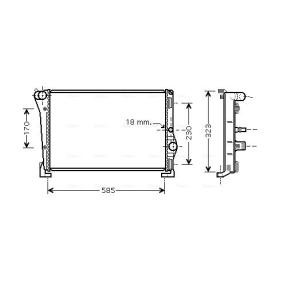 Achetez des Radiateur du moteur AVA COOLING SYSTEMS LC2088 à prix pour 67,10 €