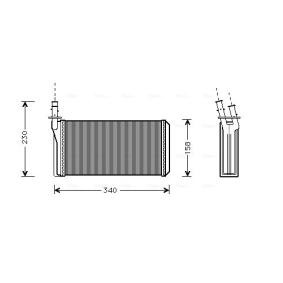 LANCIA Wärmetauscher, Innenraumheizung von AVA COOLING SYSTEMS