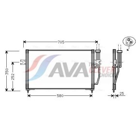 Klimakondensator MCA5001 von AVA COOLING SYSTEMS günstig für 109,39 € online kaufen