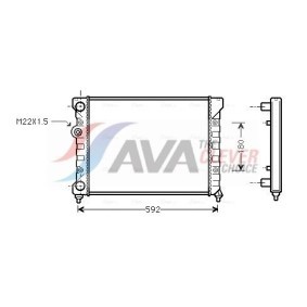 Klimakondensator für MAN von AVA COOLING SYSTEMS