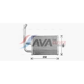 Wärmetauscher, Innenraumheizung für MAN von AVA COOLING SYSTEMS