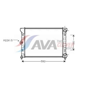 Wärmetauscher, Innenraumheizung für MAN von AVA COOLING SYSTEMS