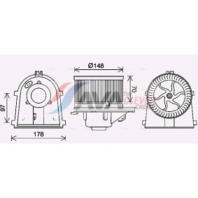 Verdampfer, Klimaanlage MSV019