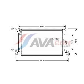 Kühler, Motorkühlung von AVA COOLING SYSTEMS