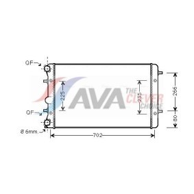 Kühler, Motorkühlung für MITSUBISHI von AVA COOLING SYSTEMS