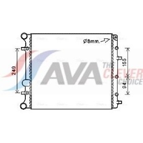 Kühler, Motorkühlung für MITSUBISHI von AVA COOLING SYSTEMS