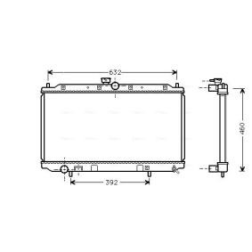 Achetez des Radiateur du moteur AVA COOLING SYSTEMS MT2111 à prix pour 187,43 €