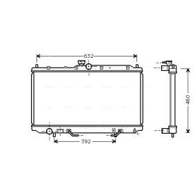 Achetez des Radiateur du moteur AVA COOLING SYSTEMS MT2153 à prix pour 306,62 €