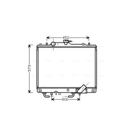 Achetez des Radiateur du moteur AVA COOLING SYSTEMS MT2156 à prix pour 176,05 €