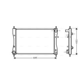 Acquista Radiatore motore da AVA COOLING SYSTEMS MT2174 a buon mercato per soli 347,37 €