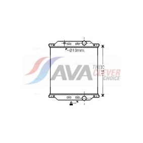 Achetez des Radiateur du moteur AVA COOLING SYSTEMS MT2198 à prix pour 86,59 €