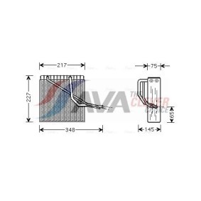 Osta AVA COOLING SYSTEMS Lauhdutin netistä PAJERO II Canvas Top (V2_W, V4_W)-mallille edulliseen hintaan