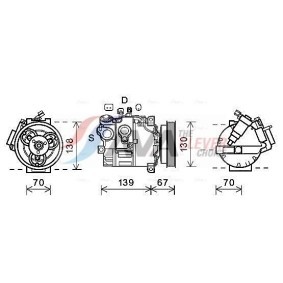 Klimakompressor MTK152 von AVA COOLING SYSTEMS günstig für 452,74 € online kaufen