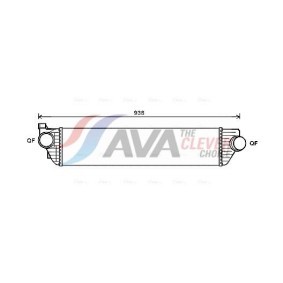 Achetez des Radiateur du moteur AVA COOLING SYSTEMS MZ2064 à prix pour 128,12 €