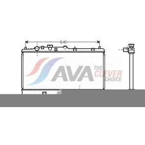 Achetez des Radiateur du moteur AVA COOLING SYSTEMS MZ2151 à prix pour 73,80 €