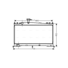 Achetez des Radiateur du moteur AVA COOLING SYSTEMS MZ2160 à prix pour 212,85 €