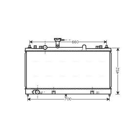 Achetez des Radiateur du moteur AVA COOLING SYSTEMS MZ2162 à prix pour 211,83 €