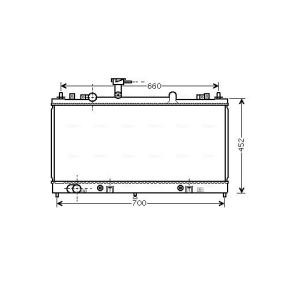 Achetez des Radiateur du moteur AVA COOLING SYSTEMS MZ2163 à prix pour 209,31 €