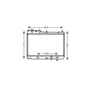 Achetez des Radiateur du moteur AVA COOLING SYSTEMS MZ2214 à prix pour 96,17 €
