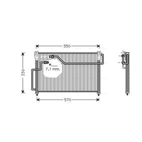Köp Kondensor, klimatanläggning av AVA COOLING SYSTEMS MZ5107 till det låga priset 1158,62 kr