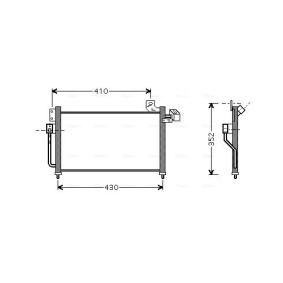 Köp Kondensor, klimatanläggning av AVA COOLING SYSTEMS MZ5155 till det låga priset 3033,75 kr