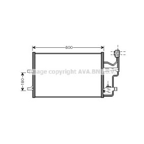 Köp Kondensor, klimatanläggning av AVA COOLING SYSTEMS MZ5184 till det låga priset 947,67 kr