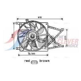 Kühlerlüfter MZ7527 MAZDA MPV von AVA COOLING SYSTEMS