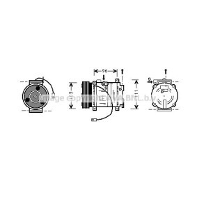Acquista Compressore aria condizionata da AVA COOLING SYSTEMS MZK133 a buon mercato per soli 365,59 €