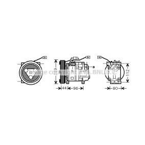 Acquista Compressore aria condizionata da AVA COOLING SYSTEMS MZK198 a buon mercato per soli 406,87 €