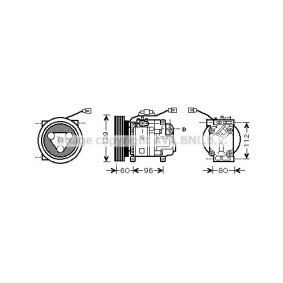 Acquista Compressore aria condizionata da AVA COOLING SYSTEMS MZK199 a buon mercato per soli 370,56 €