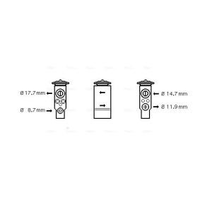Expansionsventil, Klimaanlage von AVA COOLING SYSTEMS OL1347