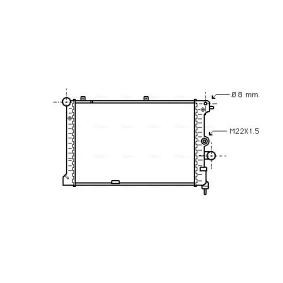 Achetez des Radiateur du moteur AVA COOLING SYSTEMS OL2168 à prix pour 198,53 €
