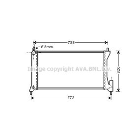 Comprar Radiador, refrigeración del motor de AVA COOLING SYSTEMS OL2386 a bajo precio de 150,68 €