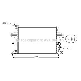 Acquista Radiatore motore da AVA COOLING SYSTEMS OL2440 a buon mercato per soli 92,17 €