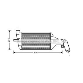 Comprar Intercooler de AVA COOLING SYSTEMS OL4325 a bajo precio de 127,99 €