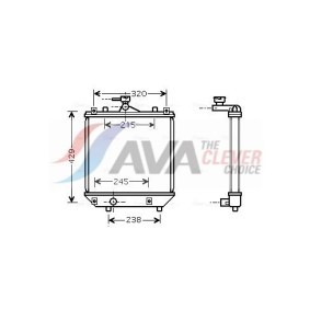 Comprar Intercooler de AVA COOLING SYSTEMS OL4421 a bajo precio de 109,67 €