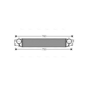 Kjøp Intercooler av AVA COOLING SYSTEMS OL4442 til den lave prisen 5102,77 NOK