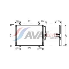 Köp Kondensor, klimatanläggning av AVA COOLING SYSTEMS OL5231 till det låga priset 2141,36 kr