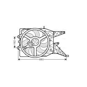 Kühlerlüfter für OPEL von AVA COOLING SYSTEMS