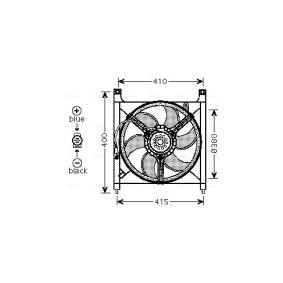 Kühlerlüfter von AVA COOLING SYSTEMS für Frontera Mk I (A) SUV (U92) günstig online kaufen