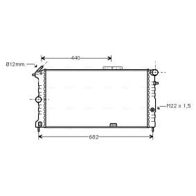 Achetez des Radiateur du moteur AVA COOLING SYSTEMS OLA2190 à prix pour 137,57 €