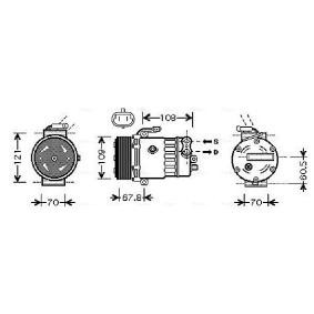 Acquista Compressore aria condizionata da AVA COOLING SYSTEMS OLAK139 a buon mercato per soli 452,37 €